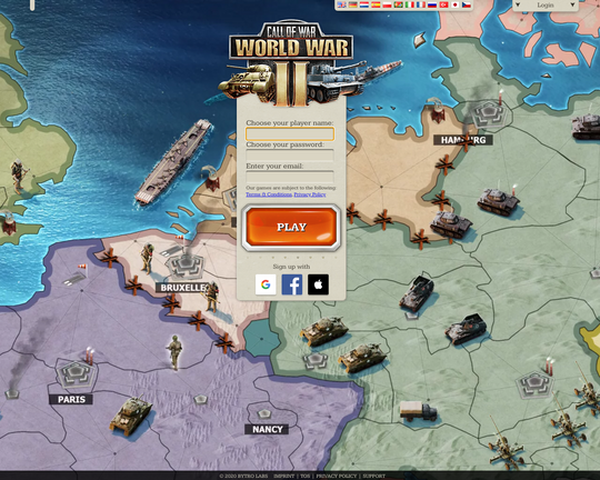 Call of War Logo