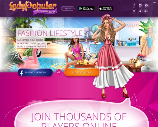 Lady Popular Logo